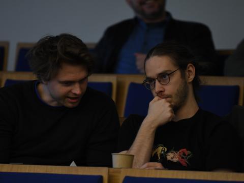 Á fundi með frambjóðendum um háskólamál 25. nóvember 2024