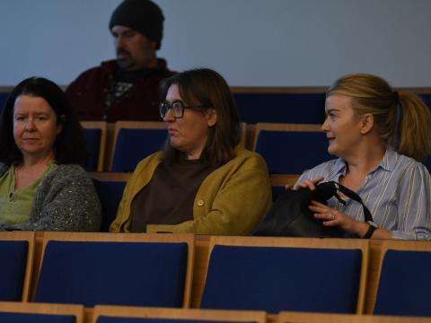 Frá fundi með frambjóðendum um háskólamál 25. nóvember 2024