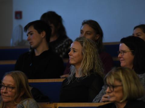 Frá fundi með frambjóðendum um háskólamál 25. nóvember 2024