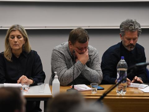 Frambjóðendur á fundi um háskólamál 25. nóvember 2024