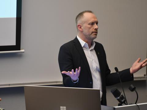 Frá fundi með frambjóðendum um háskólamál 25. nóvember 2024