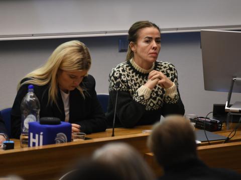 Frá fundi með frambjóðendum um háskólamál 25. nóvember 2024