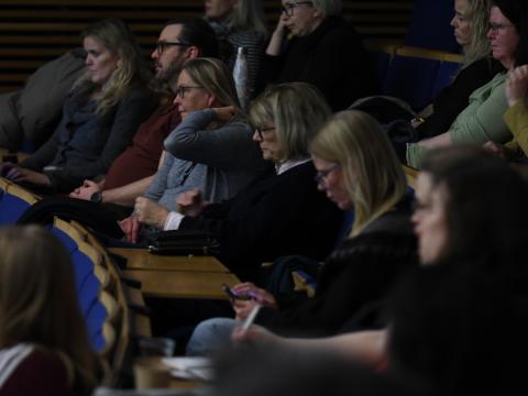 Frá fundi með frambjóðendum um háskólamál 25. nóvember 2024