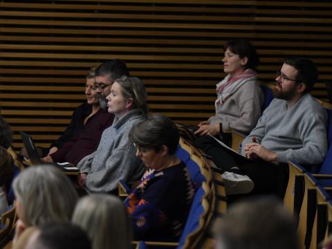 Frá fundi með frambjóðendum um háskólamál 25. nóvember 2024