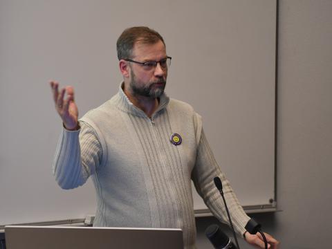 Frá fundi með frambjóðendum um háskólamál 25. nóvember 2024