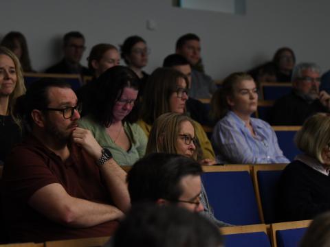 Frá fundi með frambjóðendum um háskólamál 25. nóvember 2024