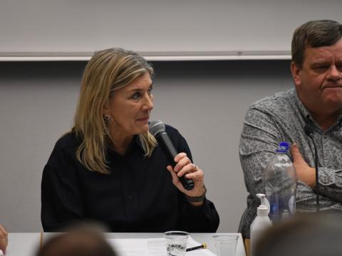 Frá fundi með frambjóðendum um háskólamál 25. nóvember 2024