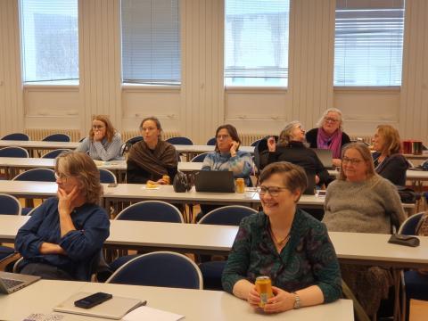 Frá fundi FPR með rektorsframboðum HÍ þann 19. febrúar 2025